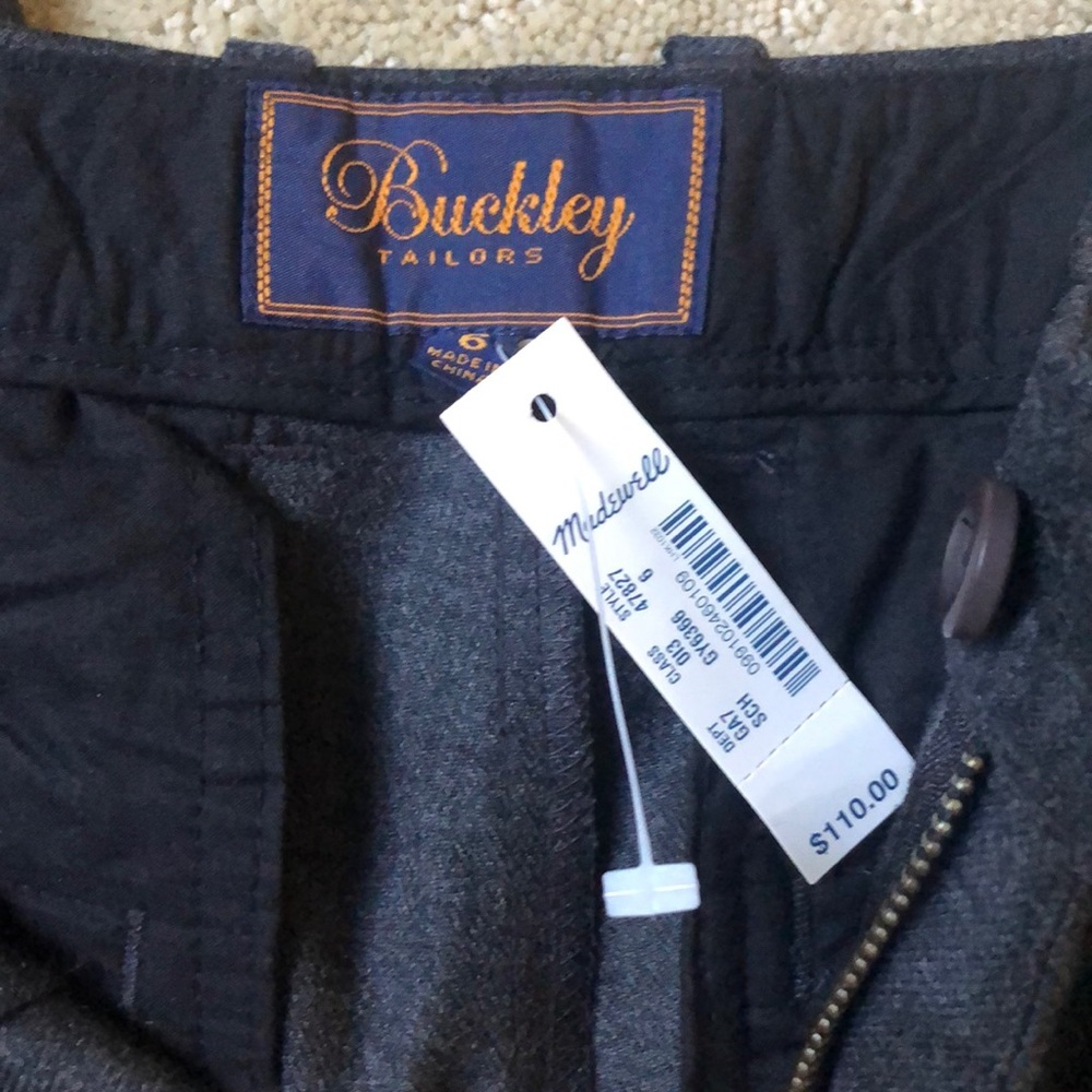Madewell grey trousers